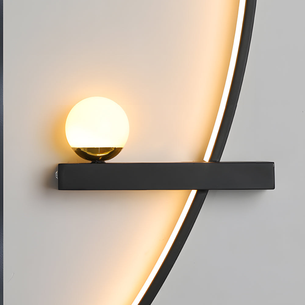 21 Curved Strip 3 Step Dimming Led Wall Sconce Lighting Wall Lamp