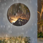 Round Outdoor Wall Sconce Li002418