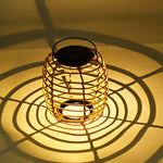 Rattan Lantern Solar Garden Lights Ha077154