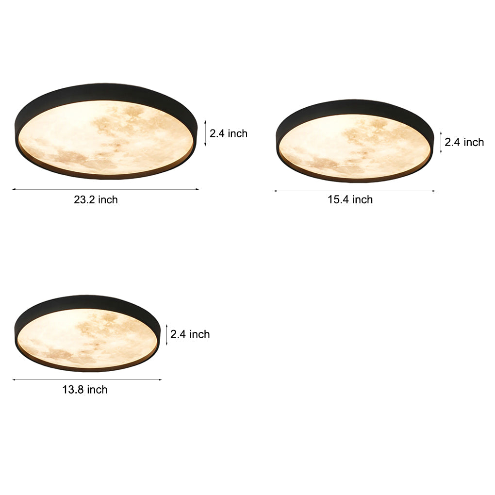Creative Moon Modern Flush Mount Lighting Li002176
