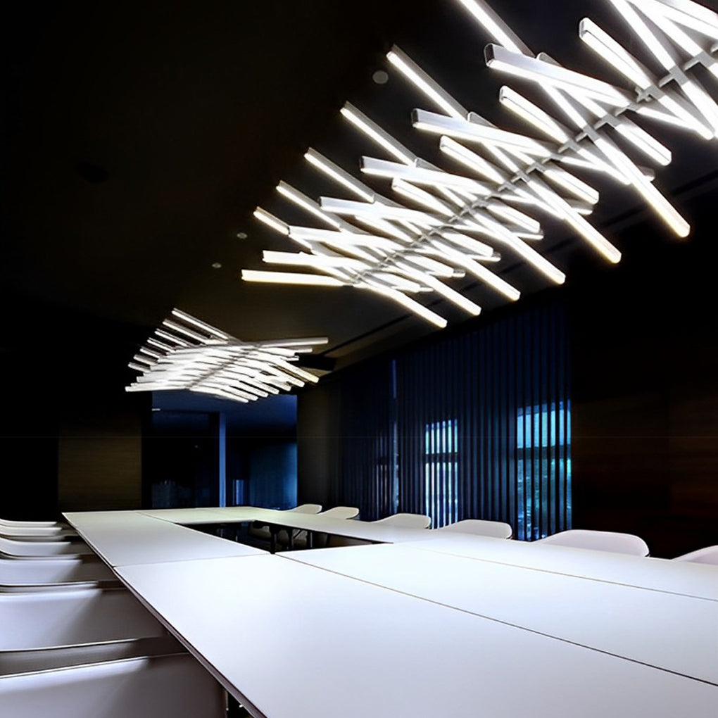 Waves Fishbone Pendant Light Ha084944