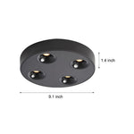 9 1 Inch Peg 4 Light Led Flush Mount Ceiling Light For Bathroom