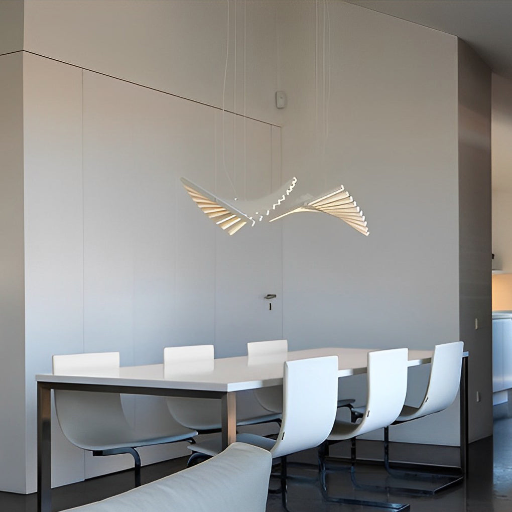Waves Fishbone Pendant Light Ha084944