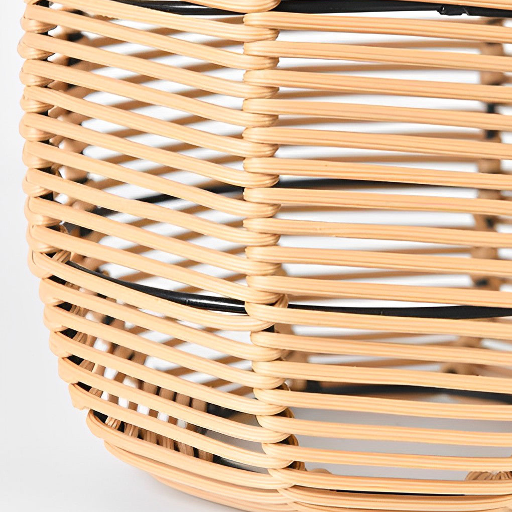 Rattan Lantern Solar Garden Lights Ha077154