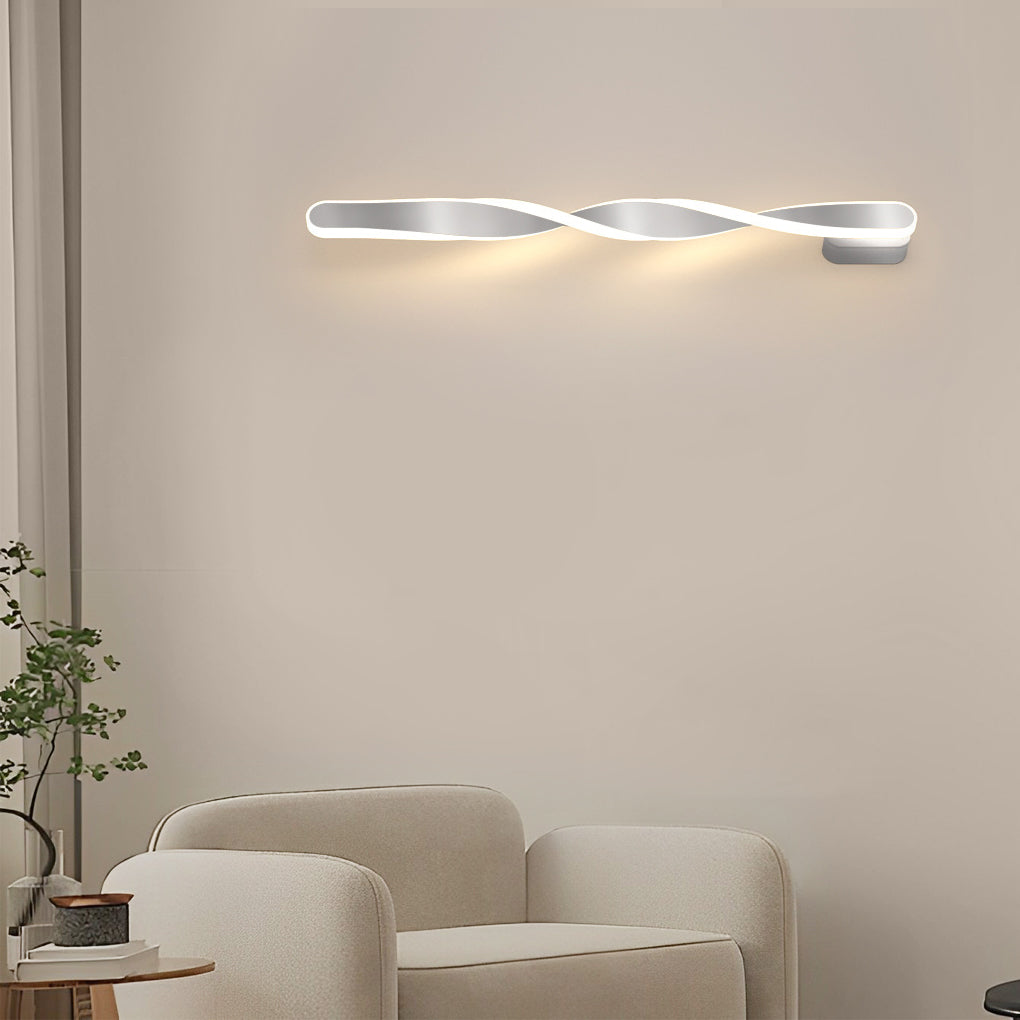 Spiral Long Strip Wall Sconce Lighting Ha084380