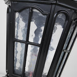 Retro Pavilion Shape Solar Powered Fence Post Light Ha080207