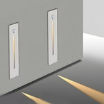 Vertical Motion Sensor Led Stair Light Wall Recessed Contemporary Lighting For Indoor And Outdoor Steps