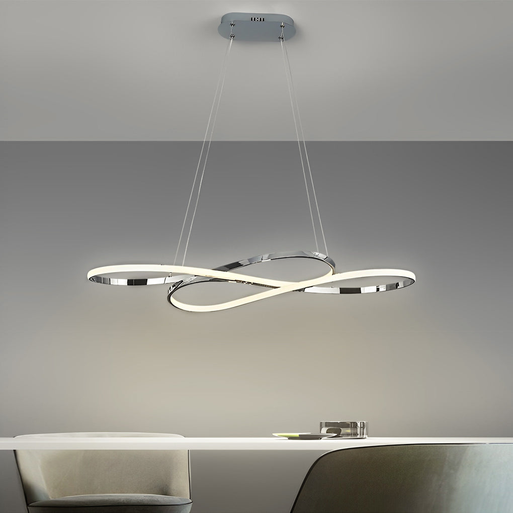 Wavy Double Ceiling Hanging Lamp Li002264