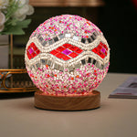 Stained Glass Table Lamp Mosaic Led Lamp