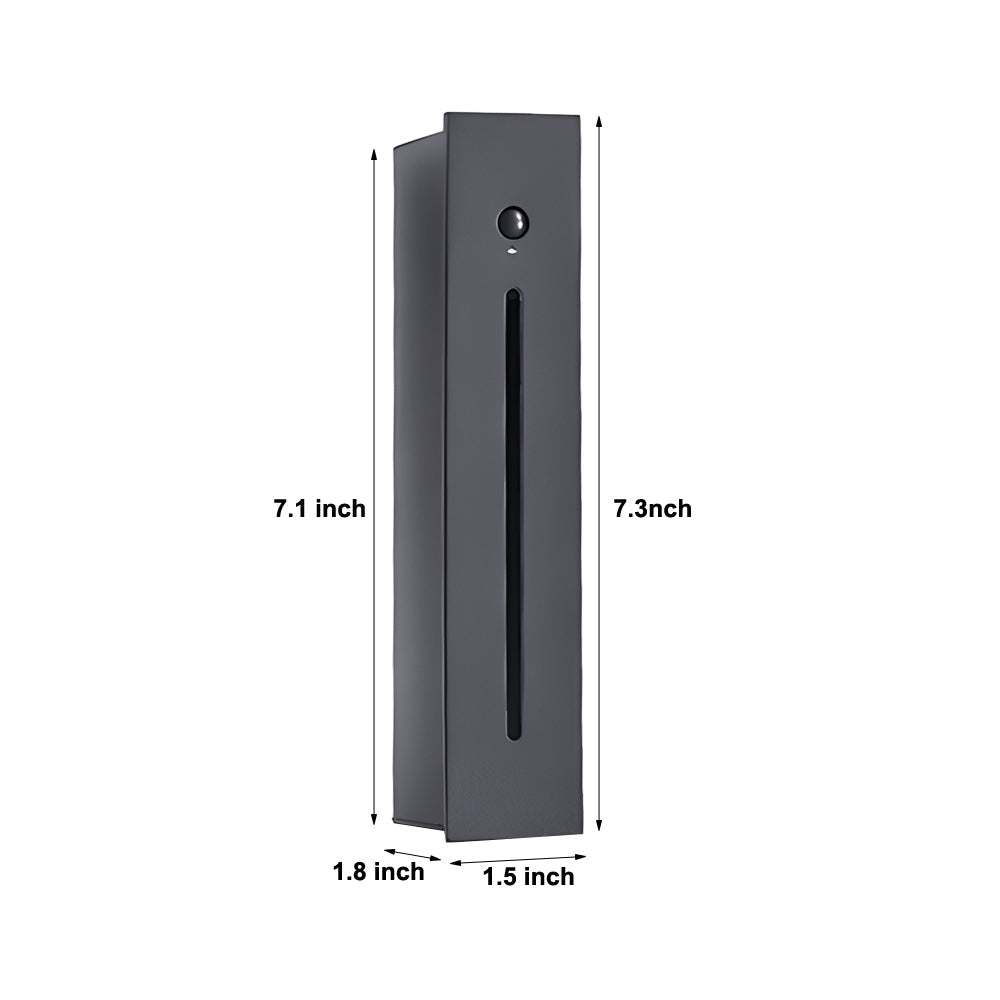Vertical Motion Sensor Led Stair Light Wall Recessed Contemporary Lighting For Indoor And Outdoor Steps