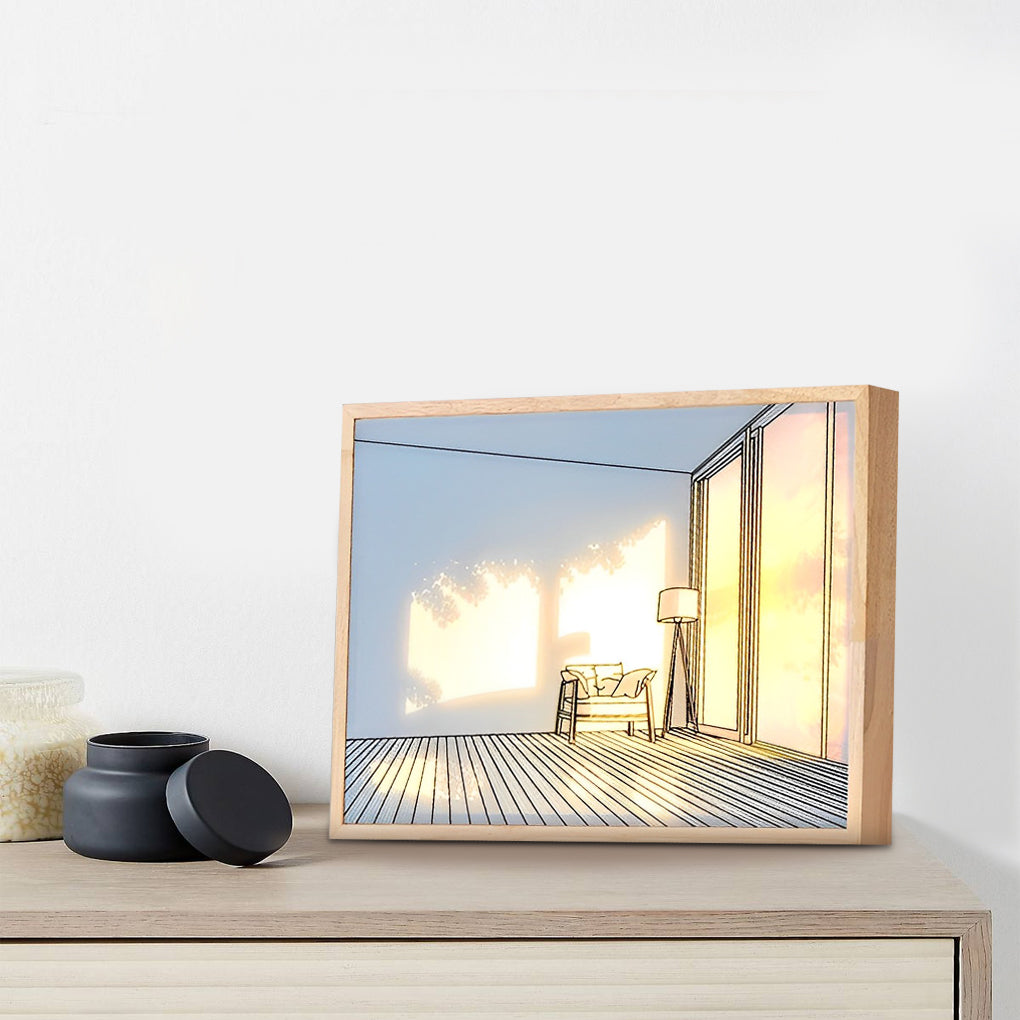 Ins Dimmable Led Painting Night Light Ha090908