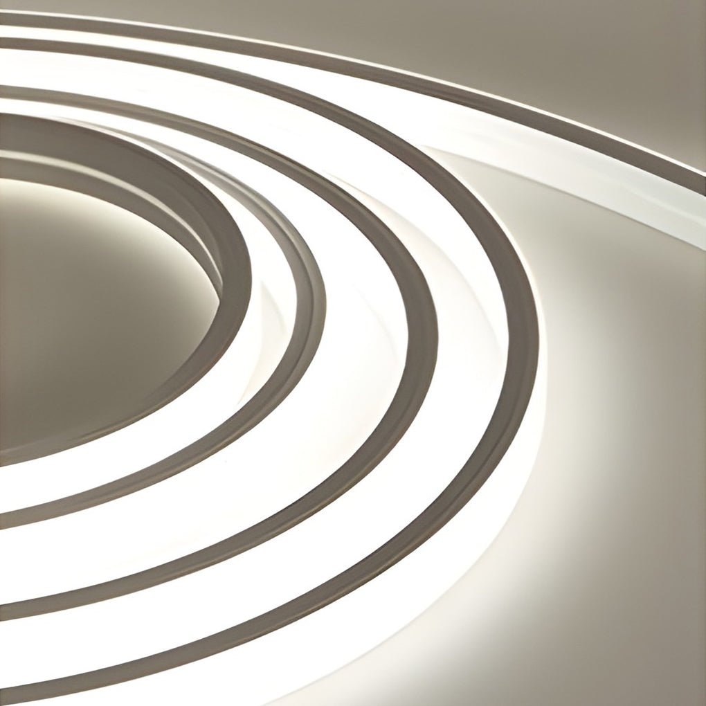 Waterproof Recessed Led Under Tread Stair Lighting Modern Flexible Strip Light