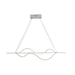 40 Sleek Wave Modern Pendant Light With Dimmable Led