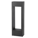 Hollow Square Waterproof Led Black Outdoor Lawn Light