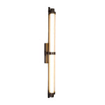 Modern Long Acrylic Tube Led Metallic Indoor Sconce Wall Lamp 27 55 35 43