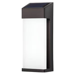 Rectangular Led Outdoor Solar Sconce Light