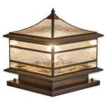 Waterproof Vintage Outdoor Fence Post Light