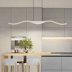 Minimalist Wave Modern Chandelier Ha098564