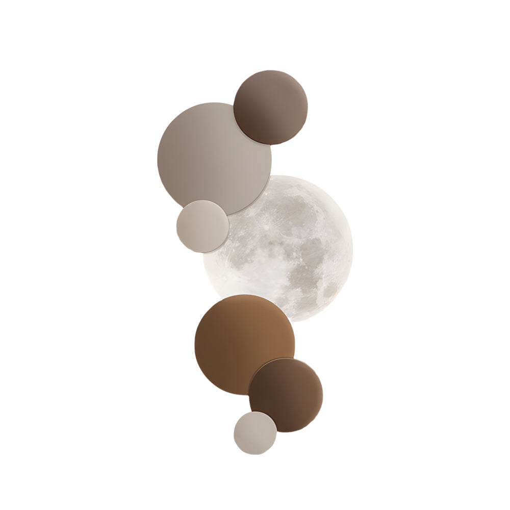Lunar Glow Round Led Wall Sconce