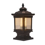 Vintage Waterproof Solar Fence Post Light Ha083051