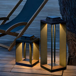 Portable Black Modern Solar Lawn Lamp Ha076162