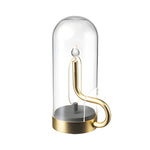 Glass Dome Hymn Accent Table Lamp Led Candle