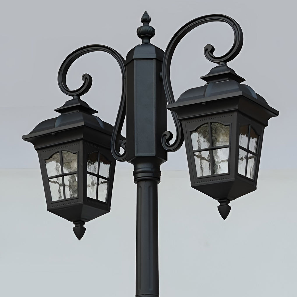 2 Lights Outdoor Pole Light Li002056