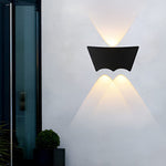 Led Up And Down Lights Waterproof Black Modern Wall Washer Light