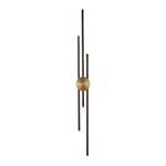 Modern Linear Wall Lamp Minimalist 2 Color Metal Wall Light