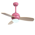 36 Inches Nordic Minimalist Led Remote Control Ceiling Fan Light For Living Room Dining Room