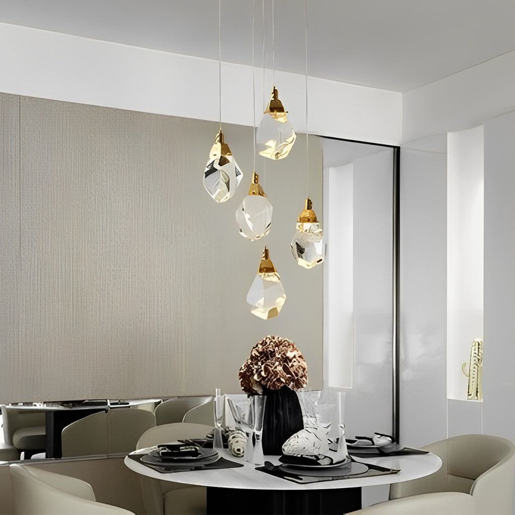 Spiral Duplex Staircase Chandelier Ha085019