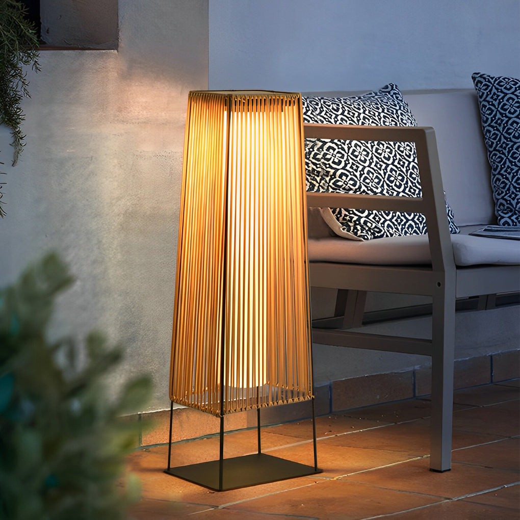 Rubber Solar Led Outdoor Floor Lamp