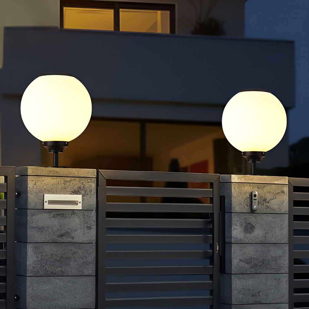 Ball Waterproof Led Solar Post Lights Li001995