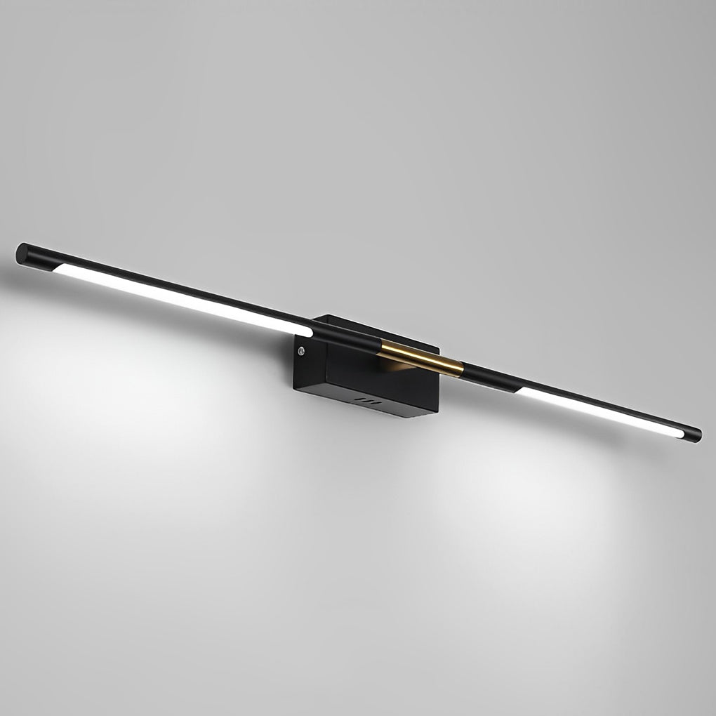 Black Gold Linear Led Bathroom Vanity Light Bar
