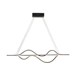 40 Sleek Wave Modern Pendant Light With Dimmable Led