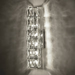 Cylindrical Crystal Three Step Dimming Light Led Modern Wall Sconces Lighting