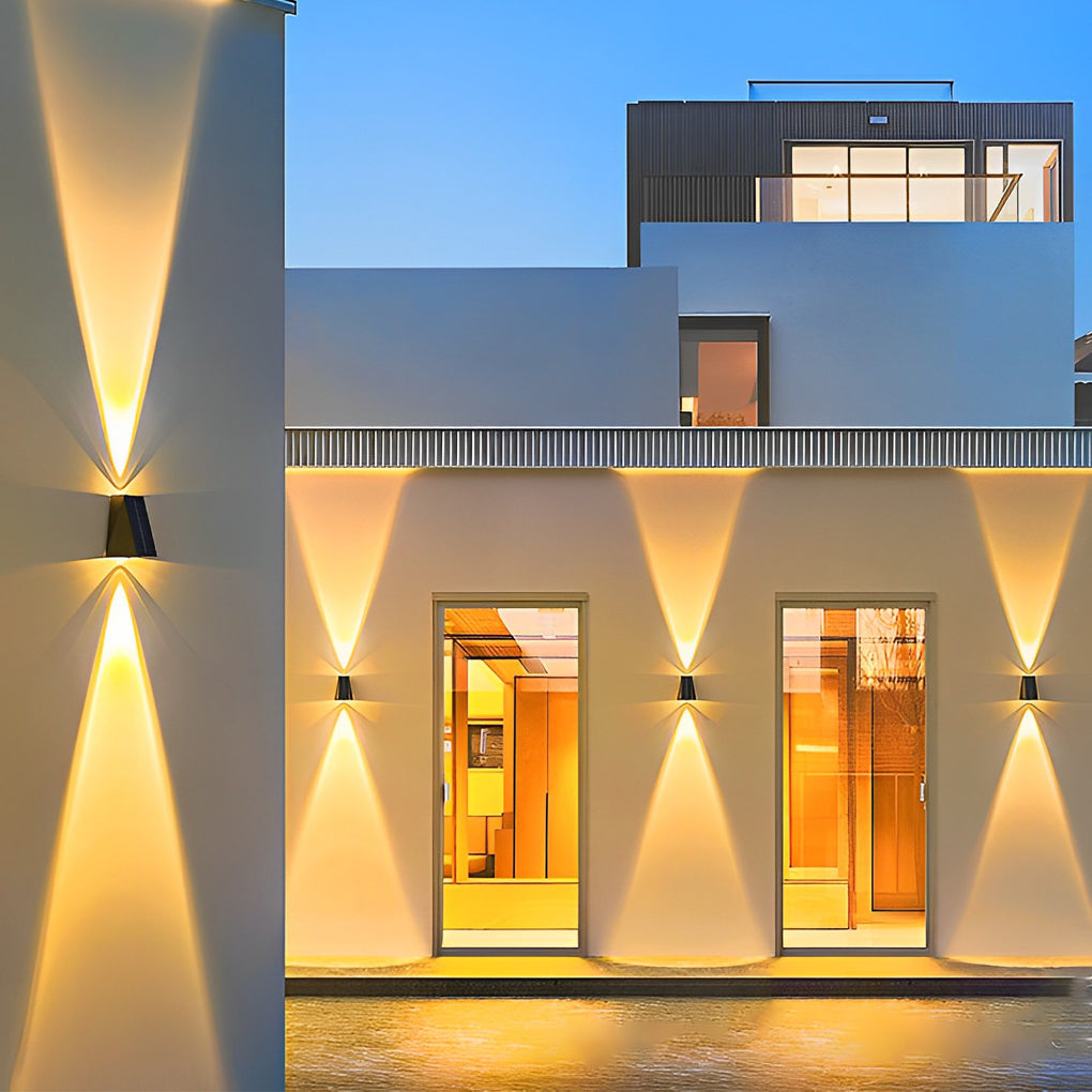 Up And Down Solar Wall Light Ha092798