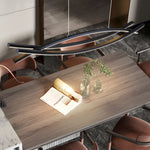 Long Lines Led Dimmable Chandelier Dining Room Light Fixtures