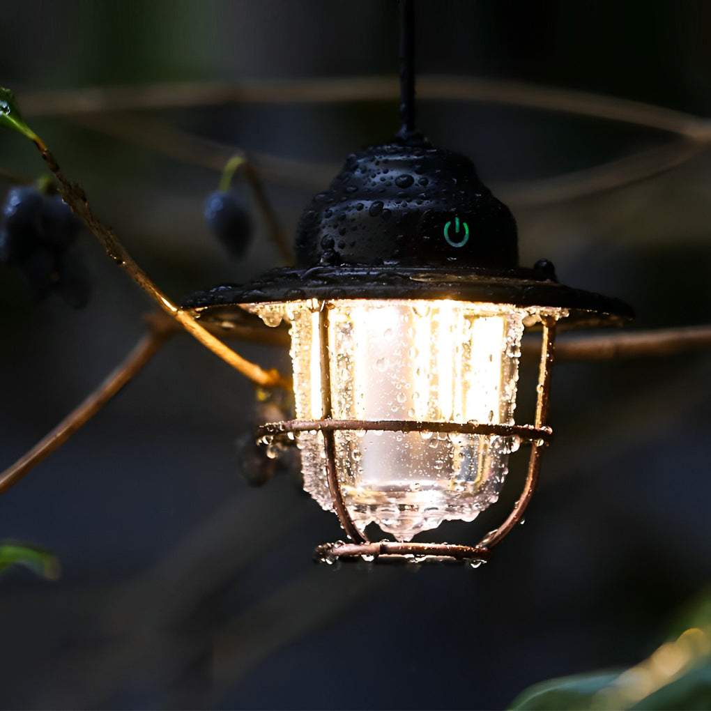 Round Led Usb Rechargeable Camping Lamp Ha085265