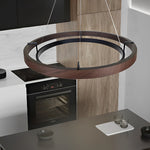 Round Black Modern Chandelier Ha091641