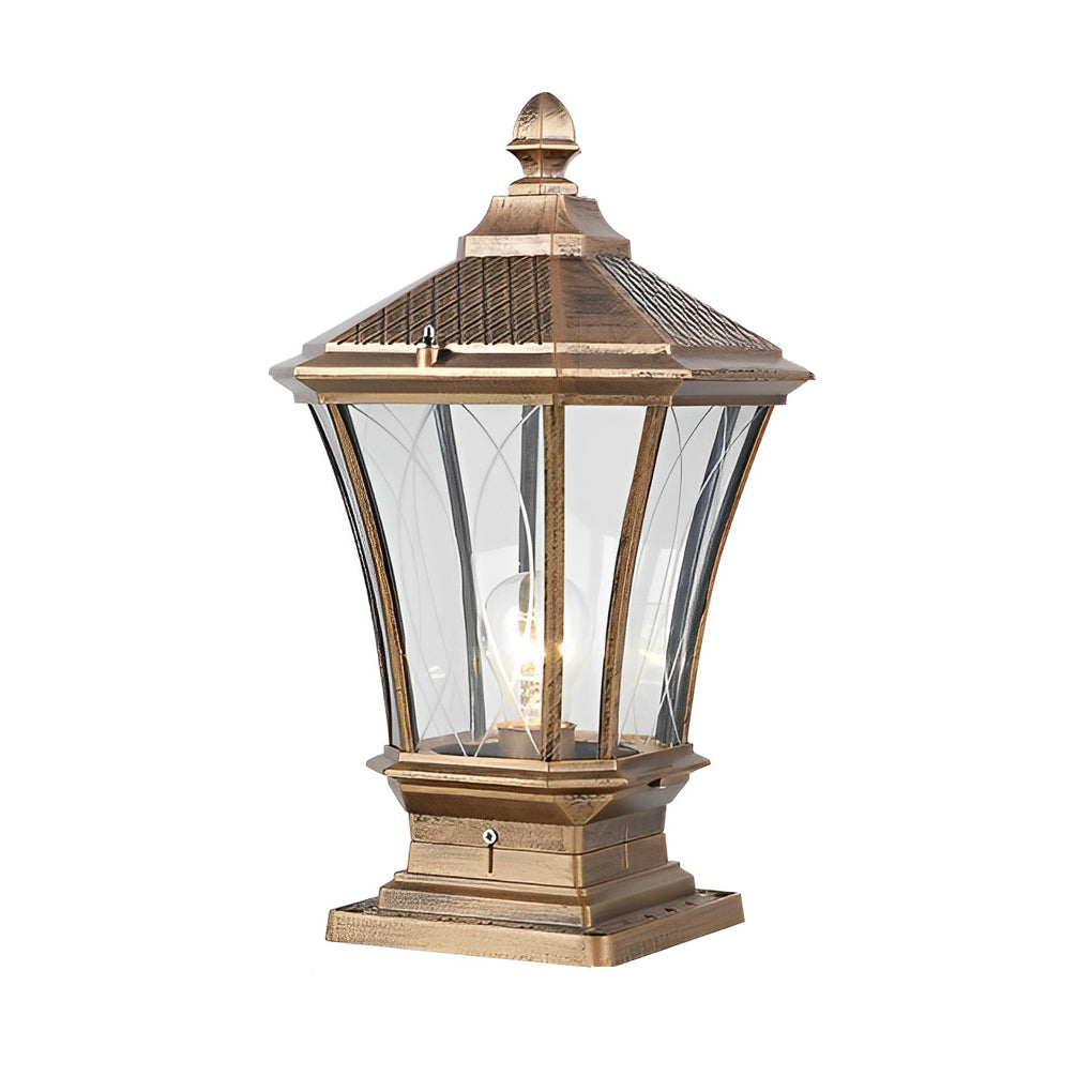 Vintage Retro Solar Fence Light Ha084360
