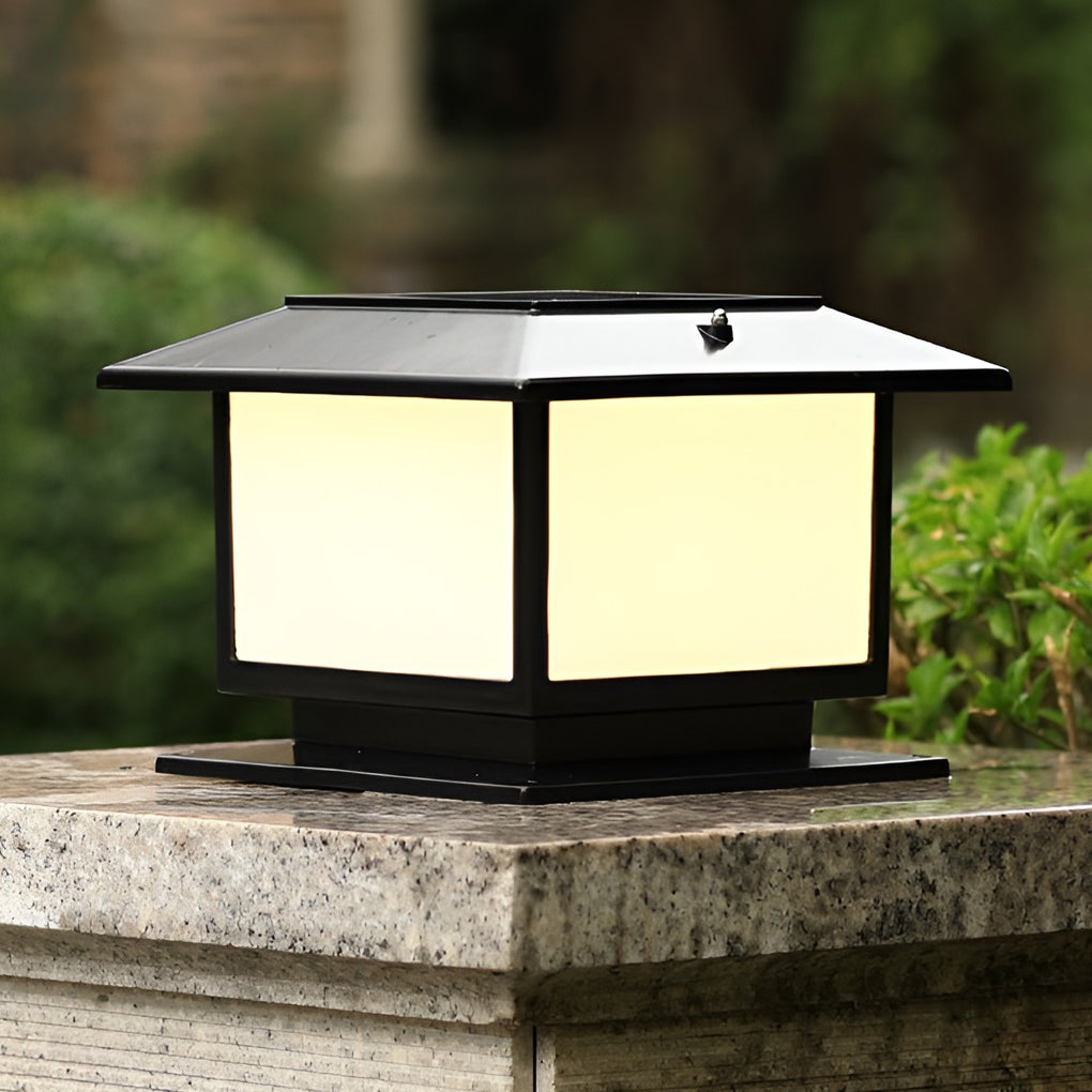 Square Led Waterproof Solar Fence Post Lights Li001994