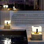 Square Ip65 Waterproof Solar Fence Lights Ha091118