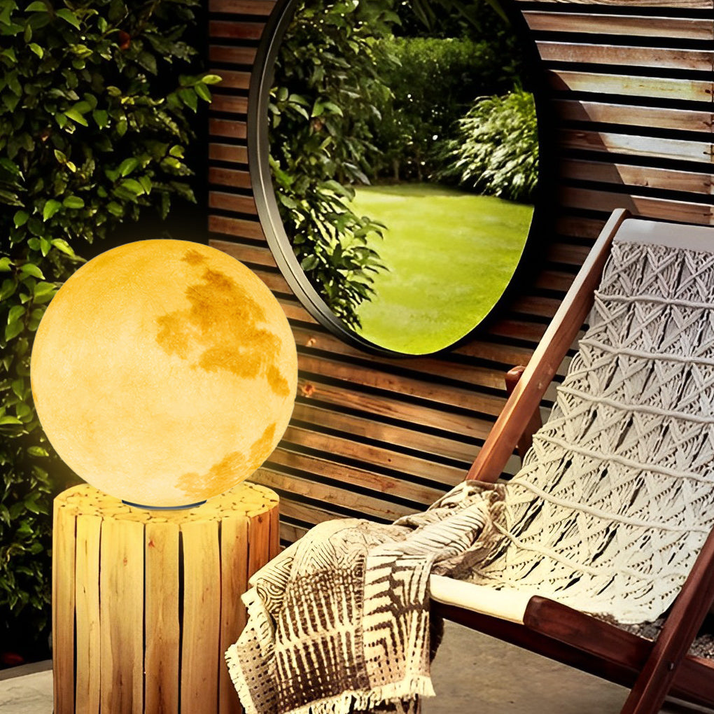 Moon Shaped Outdoor Pier Mount Pillar Accent Post Light