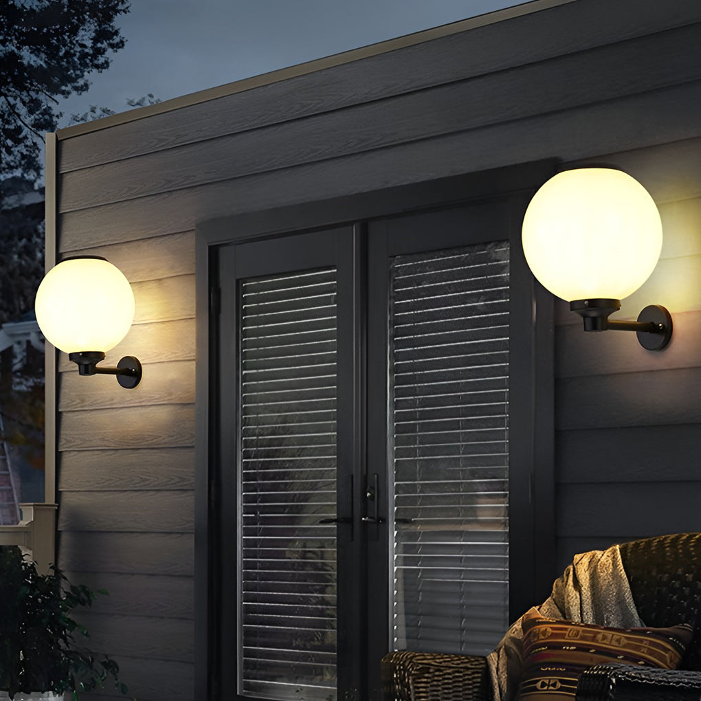 Round Modern Solar Wall Light Li002004