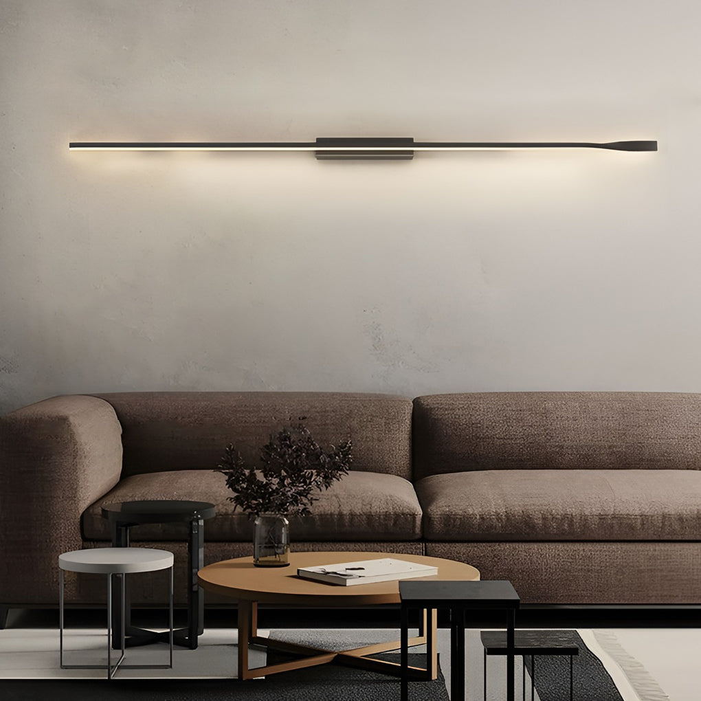Linear Strip Led Black Nordic Wall Lamp