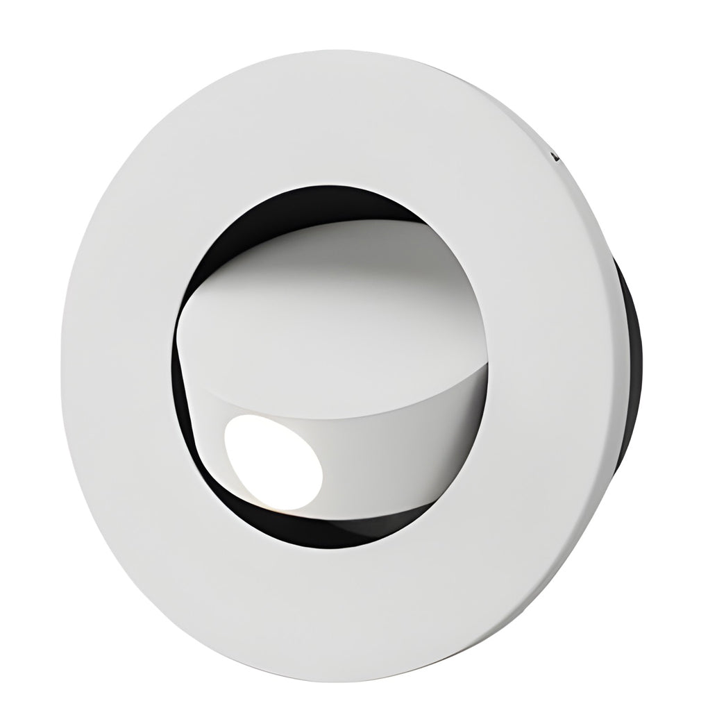 Round Square Adjustable Led Recessed Nordic Wall Lamp