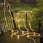 Hemp Rope Solar Led String Lights Ha098790
