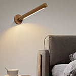 Rotation Wood Led Portable Magnetic Usb Touch Night Light