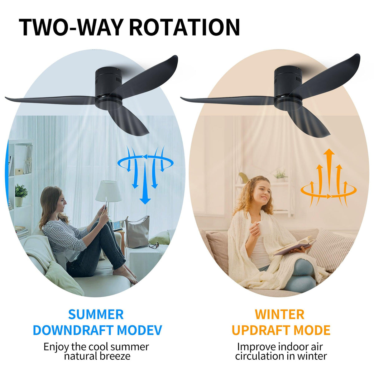 52in-low-profile-black-flush-mount-ceiling-fan-no-light